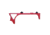 Guntec USA Ultralight Skeletonized Angled Grip For M-LOK, Anodized Red, MLK-AG-RED
