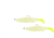 H&amp;H ICMDR-50 Cocahoe Minnow Double Rig, 3", 1/4 oz, Glow Chartreuse Tail, 10/Pack, ICMDR-50