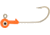 H&amp;H Lure Company Cocahoe Round SW Jighead, 1/16 oz, Sz 1 Hook, Orange 10/Pack, C1610-04