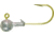 H&amp;H Lure Company Round SW Jighead, 1/4 oz, 3/0 Hook, Unpainted, 10/Pack, R1410-08