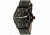 H3 Tactical H3.302271.11 Commander Mens Watch - Black Dial, Black Case, Black Leather Band - Quartz