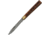 Hand Made Knives Doctors Knife Clover, Damascus steel spear blade, Clover wood handle with flower artwork, HM-0007
