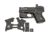 Handleitgrips Glock 26/27/28/33/39 Gen 3 Pistol Grip Tape Wrap, Rubber, Black, 610877717460