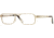 Hart Schaffner Marx HSM 739 SEHS 073900 Single Vision Prescription Eyeglasses - Brushed Gold SEHS 0739005440 GO