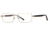 Hart Schaffner Marx HSM 757 SEHS 075700 Bifocal Prescription Eyeglasses - Gold SEHS 0757005540 GO