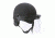 Hatch Fiberglass Riot Helmet Half Shell with Brim &amp; w/sizing strips and 3mm Face Shield, Flat Black 6 1/2in-7 3/8in