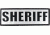 Hatch ID Sheriff Reflective Label - 6596 - Black/White 1010864