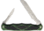 Havalon Hydra Linerlock Folding Knife, Satin SS Blade, Green Aluminum Handle, Thumb Stud, Pocket Clip, Black Rubber Handle Inserts, XTI-HYDHGBS