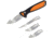 Havalon Talon Hunt Interchangeable Fixed Blade Knife Set, 4 Blades, Roll Pack, Black/Orange, XTC-TH