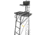 Hawk Treestands Hawk 18' Radar 1-Man Ladder Stand 1108921
