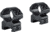 Hawke Sport Optics Match Series Weaver Scope Rings - 2 Pieces, 1in, Medium, Black, 22113, EDEMO1