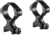 Hawke Sport Optics Precision Steel 34mm Rings Weaver w/ Nut - 2-Pieces, High, Black, 23022