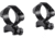 Hawke Sport Optics Precision Steel 34mm Rings Weaver w/ Nut - 2-Pieces, Low, Black, 23020