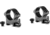 Hawke Sport Optics Professional Steel 30mm Weaver Scope Rings - 2-Pieces, Medium, Black, 23106
