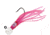 Hawken Outdoors Aerojig Humpy Death Jig, 3/8 oz, 1/0 Hook, Pearl White Head/Cerise Skirt, HDJ38002