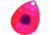 Hawken Outdoors Simon 3.5 Colorado Spinner Blade, Hammered, Fl Pink/Purple Dot Pink Eye, 2 Pieces, SSBH35016