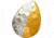 Hawken Outdoors Simon 3.5 Colorado Spinner Blade, Hammered, Gold/Nickel, 2 Pieces, SSBH35001