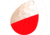 Hawken Outdoors Simon 3.5 Colorado Spinner Blade, Hammered, White/Red, Coast Guard, Gold Blade, 2 Pieces, SSBH35019