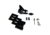 HawkEye Mount Transducer Bracket Kit Transom 59241