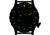Hazard 4 Heavy Water Diver, 50mm Black Titanium GMT Watch with Tritium, Black Dial, Earth Texts, Green/Yellow Tritium, HWD-TIPV-G-E-KE-GGYG