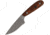 Hazen Knives Small Fixed Blade Orange Fixed Blade Knife, 3in, 1095 Carbon Steel, Clip Point, Black, G10 Handle HAZTUM01OR