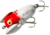 Heddon Crazy Crawler Topwater Fishing Lure, 1 3/4in, Red Shore Minnow, X9120XRW