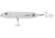 Heddon Feather Super Spook Jr Topwater Walking Bait, 3.5in, 1/2 oz, Clear, X9236F03