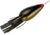 Heddon Moss Boss Spoon, 2.5in, Black Scaled, X0510BS