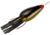 Heddon Moss Boss Spoon, 3in, Black Scaled, X0515BS