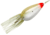 Heddon Moss Boss Spoon, 3in, White Scaled, X0515WHS