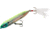 Heddon Super Spook Jr. Topwater Walking Bait, 3-1/2in, 1/2 oz, Feathered Treble, Okie Shad, X9236FHOS