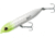 Heddon Super Spook Jr. Topwater Walking Bait, 3-1/2in, 1/2 oz, White Chart Head, X923621