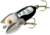 Heddon Tiny Crazy Crawler Topwater Fishing Lure, 1-3/4in, 1/4 oz, Black Hornet, X0320BWH