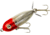 Heddon Tiny Torpedo Topwater Prop Bait, 1-7/8in, 1/4 oz, G-Finish Pearl/Red Head, X0360G28