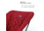 Helinox Chair One Reversible Seat Warmer, Scarlet/Iron, 12457