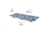 Helinox Cot One Convertible, Long, Blue Bandana, 10694