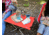 Helinox Table One w/ Hard Top, Crimson, 11049