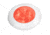 Hella Marine 24V LED Round Courtesy Lamp w/ White Bezel, Red, 980508241