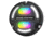 Hella Marine Apelo A2 RGB 3000 Lumens LED Underwater Light w/ Housing, Black Housing, Charcoal Lens w/Edge Light, 016148-001