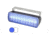 Hella Marine Sea Hawk XL Dual Color LED Flood Light, Black Housing, Blue/White LE, 980950061