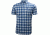 Helly Hansen Domar Short Sleeve Shirt - Men's-Sodalite Blue Outdoor Plaid-Small