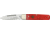Hen &amp; Rooster 1-Blade Folder Red Jigged Folding Knife, 2.75in, Spear Blade, Red Jigged Bone Handle HR271RJB