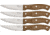 Hen &amp; Rooster 4 pc Jumbo Steak Knife Set HRI030