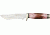Hen &amp; Rooster Bowie Stag Red Fixed Blade Knife, 5.875in, German Stainless Blade, Red Stag Handle HR4800RDS