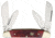 Hen &amp; Rooster Congress Red Pick Bone Folding Knife,Red,Pick Bone Handle HR264RPB
