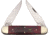 Hen &amp; Rooster Muskrat Brown Smooth Bone Folding Knife,Twin Clip,Bown,Smooth Bone Handle HR462BRB