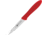 HENCKELS ZWILLING Twin Master Parer Knife, 8.25in Overall, 4in Satin Finish Stainless Blade, Red Plastic Handle, 32100-103