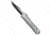 Heretic Knives Custom Manticore S Automatic Folding Knife, 2.58in, Damascus, Clip Point Blade, Gemstone, Steel, Gray/Spectrum Handle, Gray/Spectrum/Black/Gray, 6.51 inch, BHQ-197309