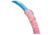 Heretic Knives ROC Dessert Warrior Automatic Folding Knife, 3.18in, CPM MagnaCut, Hawkbill Blade, Aluminum, Pink Handle, Pink/Blue, 7.75 inch, BHQ-216193