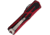 Heretic Knives Auto Colossus OTF Automatic Folding Knives, 3.5in, Stonewash Finish CPM MagnaCut Stainless Blade, Red Aluminum Handle, H0422ARED